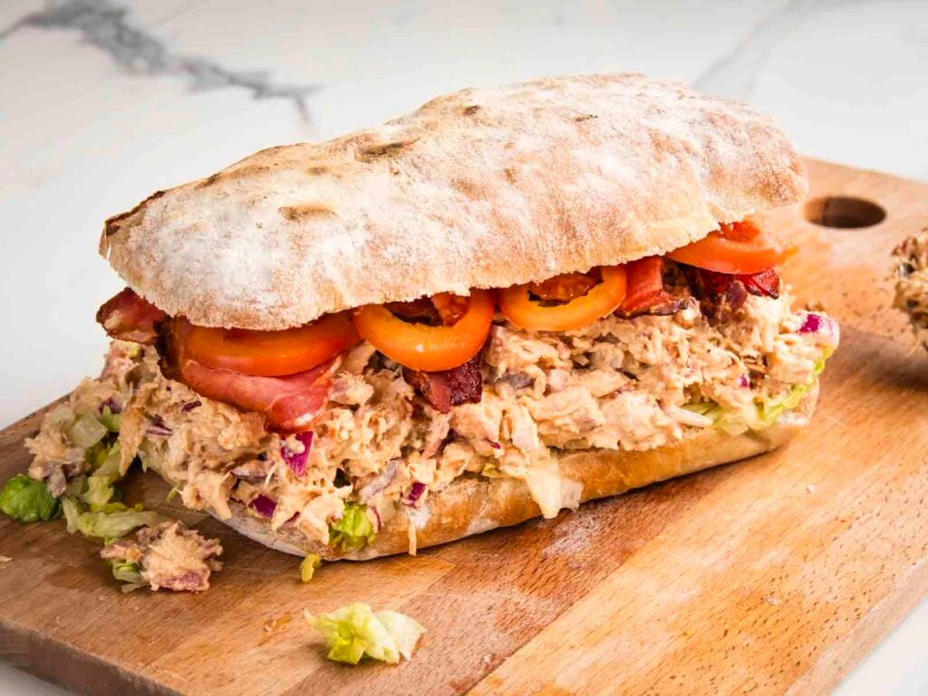 Ciabatta with Chicken & Bacon